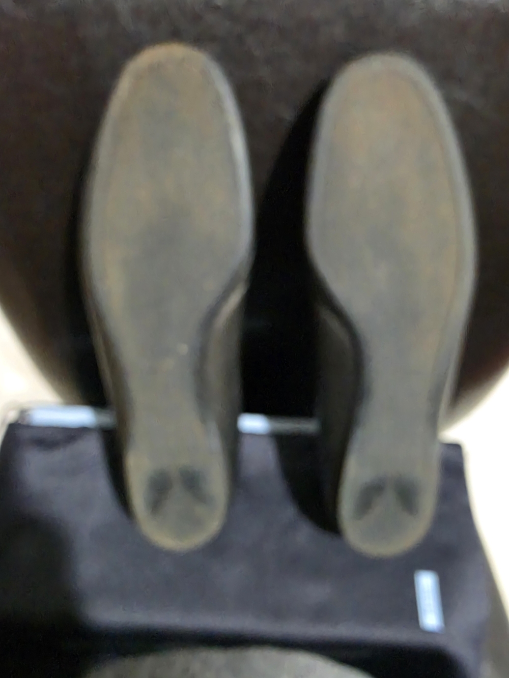 Prada Women's Black Leather Ballet Flats - Picture 6 of 9